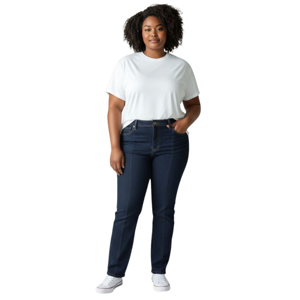 Talbots Women's Heritage Bootcut Jeans 18/34 Blue